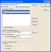 pptXTREME Photoshop Import for PowerPoint 2.10.03 screenshot. Click to enlarge!