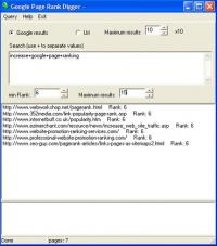 prDigger 1.2.8 screenshot. Click to enlarge!