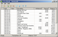 sCheckbook  1.1.3.1 screenshot. Click to enlarge!