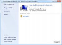 syncDriver 1.1 screenshot. Click to enlarge!