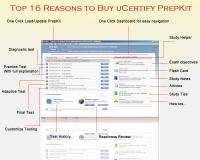 uCertify 1D0-435 JavaScript Fundamentals 8.04.05 screenshot. Click to enlarge!