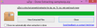 uZip 1.5 screenshot. Click to enlarge!