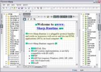 www-Sharp 1.40 screenshot. Click to enlarge!
