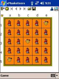 x3 Musketeers for Pocket PC 2.0 screenshot. Click to enlarge!