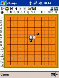 xRenju for Pocket PC 1.1 screenshot. Click to enlarge!
