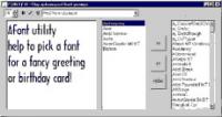 xp font viewer 2.2 screenshot. Click to enlarge!