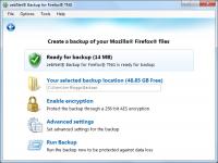 zebNet Backup for Firefox TNG Build 4.0.7.11 screenshot. Click to enlarge!
